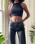 00s Black Leather Pants
