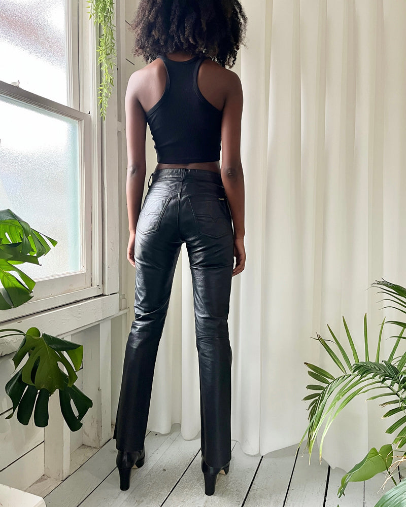 Lucky Vintage 00S Leather Pants