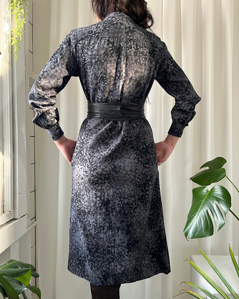saint laurent silver dress Saint Laurent Pre-Owned Sequined Mini Dress | Silver