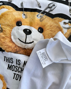 Moschino Safety Pin Bear T-Shirt